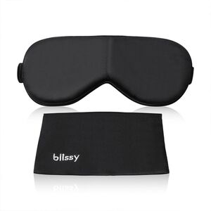 Blissy EyeMask with Pouch- Black